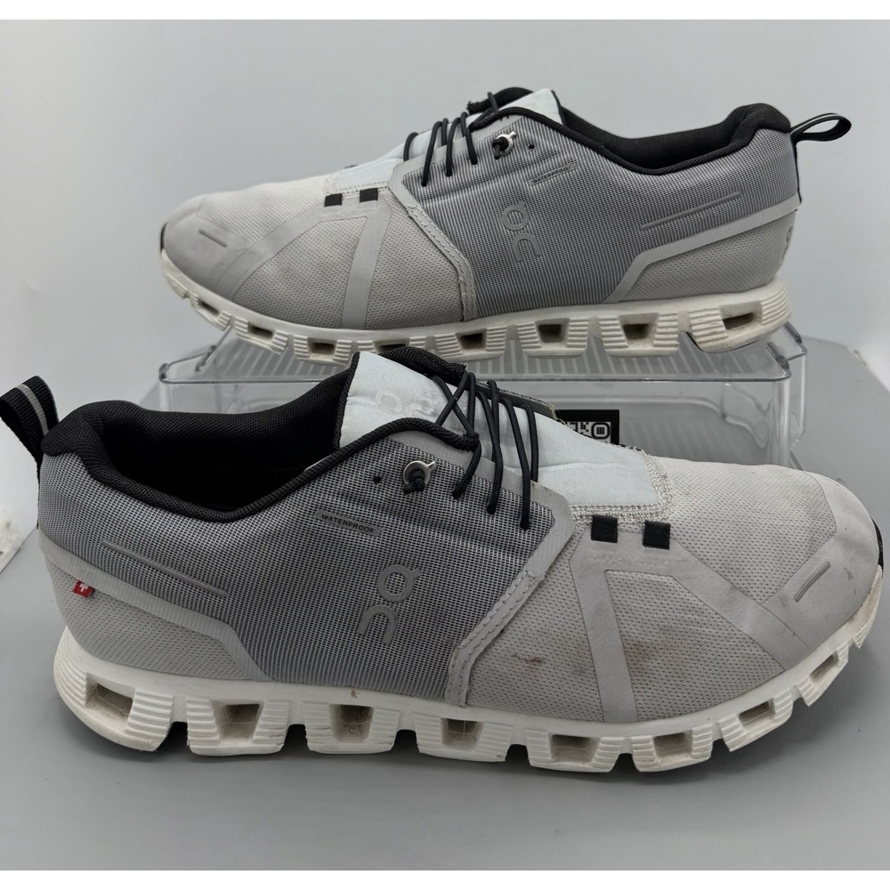 On Cloud 5 Waterproof Athletic Sneakers Shoe Gray Comfort 59.98841 Mens Sz 11.5